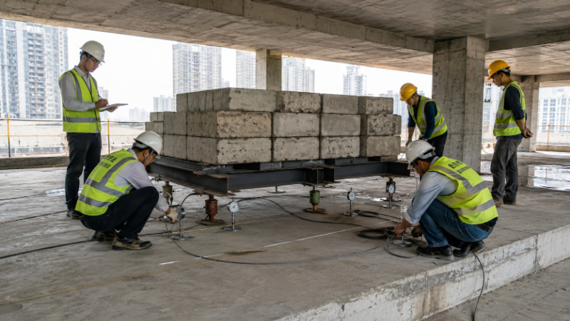 Thử tải sàn bê tông là gì? Quy trình và tiêu chí đánh giá an toàn