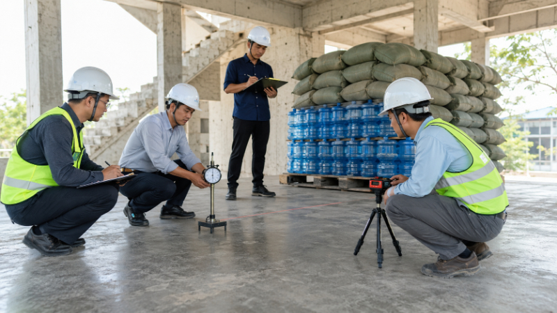 Độ võng khi thử tải nói lên điều gì về khả năng làm việc của công trình?