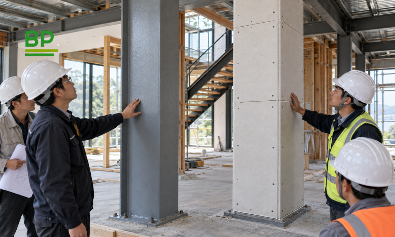 So sánh các giải pháp bọc chống cháy phổ biến cho kết cấu thép